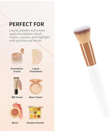 Worparsen Foundation Brush Flat Head BB Cream Makeup Brush Cosmetics Accessory Eco-friendly - Buy Online on SooperMarket.com