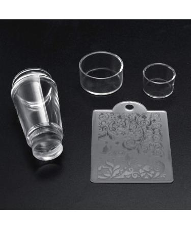 Fomiyes Nail Tools - Double-End Nail Polish Stamp & Stencil Set for DIY Nail Art - Manicure Tool Kit with Scrapers - Buy Online on SooperMarket.com