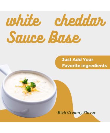 Shirley J White Cheddar Powder 3 Pounds - Just Add Water for Rich Alfredo Sauce, Casseroles, Risotto, and Soups - Buy Online on SooperMarket.com