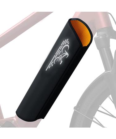 Arkham e-bike battery protective cover with reflectors for 30-38cm frame scope waterproof & breathable & dirt ebike framework battery protective cover neoprene battery accessories