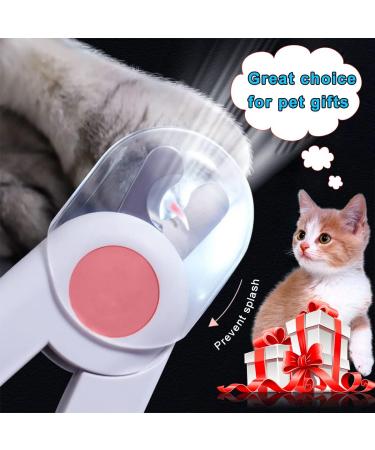 EPROICKS LED Pet Nail Clippers with Safety Guard - Pink - Ideal for Dogs, Cats, Rabbits, Guinea Pigs - Precise Trimming, Anti-Bloodline, Grooming Tool - Buy Online on SooperMarket.com