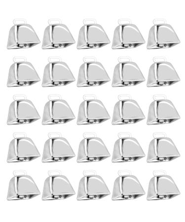 Quacoww 36 Pieces Christmas Jingle Bells Metal Cow Bells Craft Bells Small Bell Mini Bells DIY Bells for Wreath, Holiday Home and Hanging Christmas Wind Chimes Making