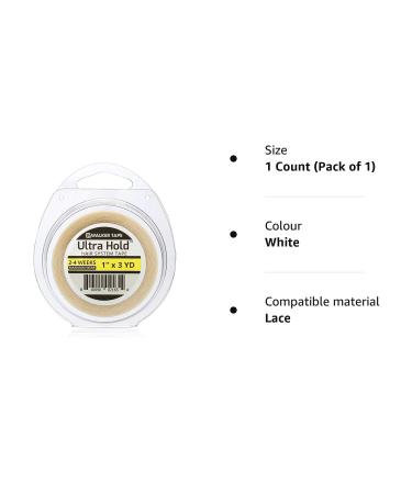 Walker Tape 1 x 3 Yards Ultra Hold Double-Sided Wig Toupee Tape - Buy Online on SooperMarket.com