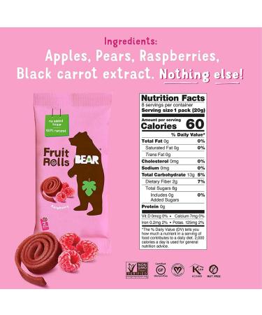 Bear Real Fruit Yoyos Variety Pack (4 Pack) - Sanisco Packaging - Healthy Snack Option - Buy Online on SooperMarket.com