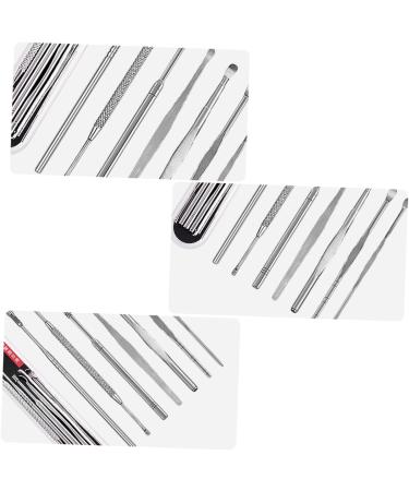 7pcs Stainless Steel Ear Cleaning Tool Set - Ear Pick & Cleaner Set for Nursing - Silver - Buy Online on SooperMarket.com
