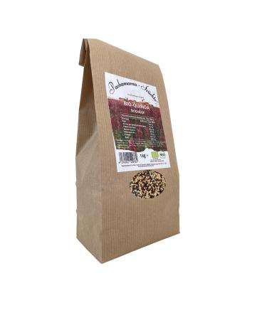 ORGANIC Quinoa tricolor colorful from Peru | 1 kg | Plastic-free | Vegan Superfood Gluten-free