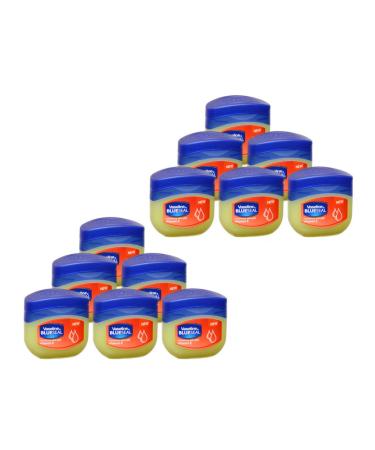 Vaseline BlueSeal Nourishing Skin Jelly 1.7oz (50ml) Jar with Vitamin E (Pack of 12)