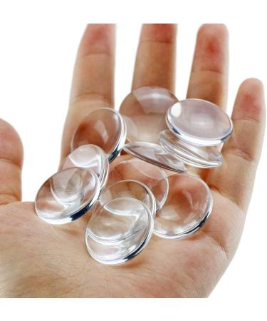 Acmer 1 inch/25mm Clear Glass Dome Cabochons - 100 Pieces for Photo Pendant Jewelry Making - Buy Online on SooperMarket.com