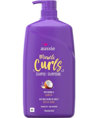 Aussie Deep Conditioner for Dry Hair with Avocado and Jojoba Oil 3 Minute Miracle Moist Paraben Free Triple Pack (1 475 mL Total) & MIRACLE CURLS SHAMPOO WITH COCONUT & JOJOBA OIL 778ML - Buy Online on SooperMarket.com