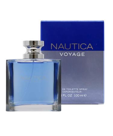 Nautica Voyage by Nautica Eau de Toilette Spray for Men 3.4oz - Pack of 1 | Long-lasting Fresh Wood Scent - Buy Online on SooperMarket.com