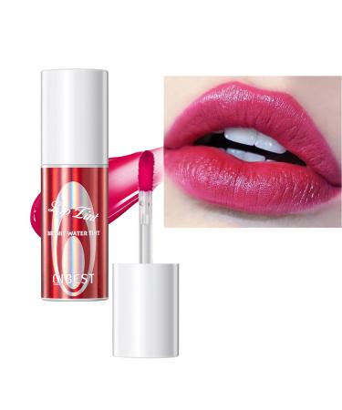 Lip Tint Stain Mini Lip Stain Moisturizing Liquid Lipstick Multifunctional High Pigment Lipstick for Lip Cheeks and Eyes (#03)