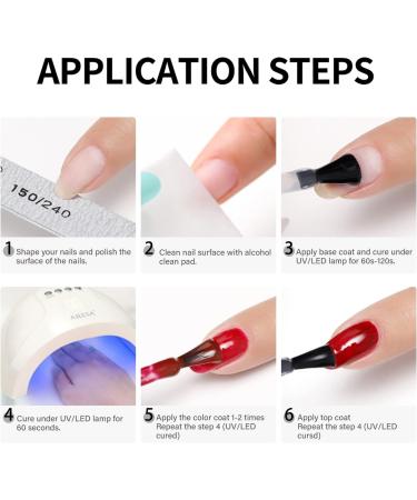 AILLSA Glitter Gel Nail Polish - Reflective Purple 15 ML - Sparkly Gel Soak Off UV/LED - Manicure Salon & Home Use - Gift for Her - Buy Online on SooperMarket.com