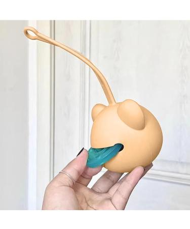 Silicone Pacifier Holder Case | Portable Pacifier Case with Strap | Keeps Pacifier Clean - Coffee Color - Buy Online on SooperMarket.com
