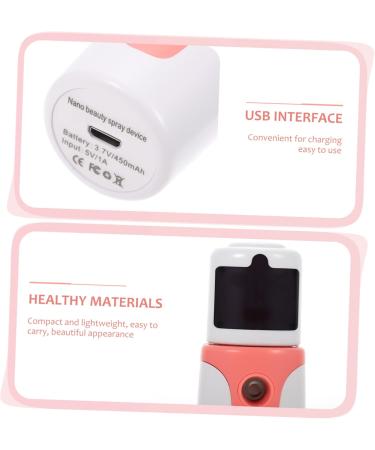 Baluue 2 Sets Hydrating Instrument Facial Mister Steamer Water Mister for Face Mist Sprayer Pink Abs - Buy Online on SooperMarket.com