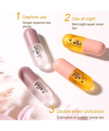 Vigcebit Lip Filler Set - 2-Part Moisturizing Lip Enhancer for Beautiful Fuller Lips | Hydrating Lip Gloss Set - Buy Online on SooperMarket.com