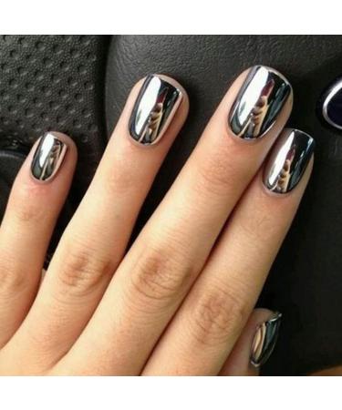 Mirror Nail Polish Long Lasting Metallic Nail Varnish 6ml Quick Drying Gel Polish Metallic Gel Nail Varnish - Buy Online on SooperMarket.com
