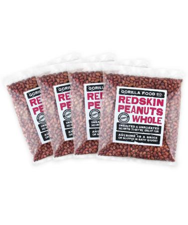 Gorilla Food Co. Redskin Peanuts Whole - 3.2kg (4 Packs)