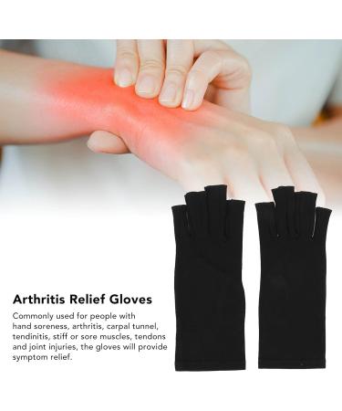 Arthritis Relief Gloves Soreness Relief Fingerless Cotton Compression Gloves Soft Portable for Cycling for Women (M) - Buy Online on SooperMarket.com