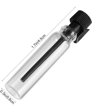 Buy Healifty 100 Aromatherapy Perfume Bottles for Men & Women - Black 4.5 x 0.8 cm | International Shipping Available - Buy Online on SooperMarket.com