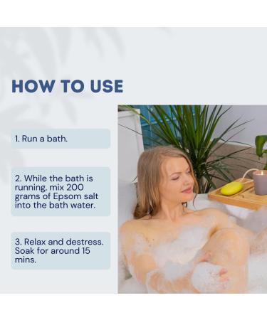 Eco Bath London Neroli & Lavender Epsom Salt Bath Soak 250g - Post-Workout Skin Conditioning Magnesium Bath Salts - Buy Online on SooperMarket.com