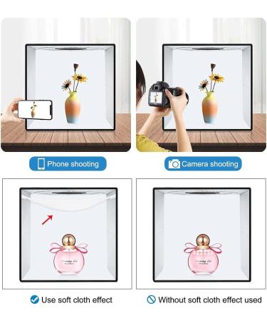 16x16 Photo Light Box for Product Photography - Quick Install, Professional Studio with Dimmable Lights and 12 Color Backgrounds - Buy Online on SooperMarket.com