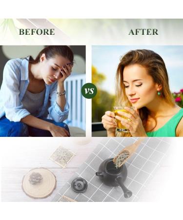 Yan Hou Tang Chinese White Silver Needle Tea Loose Leaf - 100g Natural Premium High Mountain Leaves Antioxidants for Teeth & Skin Health White Tea - Buy Online on SooperMarket.com