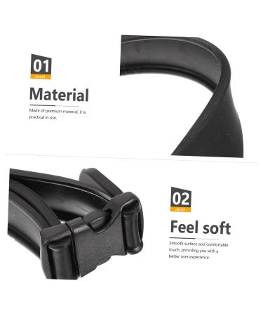Silicone Hair Cutting & Trimming Guide - Fade Neckline & Shaping Tool | 56x4cm Black - Buy Online on SooperMarket.com