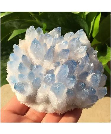1pc Natural Blue Crystals Quartz Cluster Freeform Reiki Stones Room Home Office Aquarium Decoration Accessories Gemstone Home Collections (Size : 500-550g) - Buy Online on SooperMarket.com