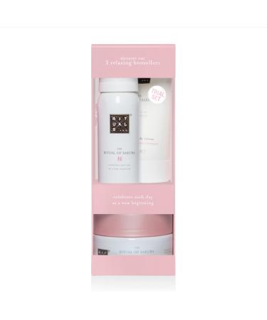 RITUALS Sakura Renewing Discovery Set - Foaming Shower Gel, Body Scrub & Body Cream with Rice Milk & Cherry Blossom