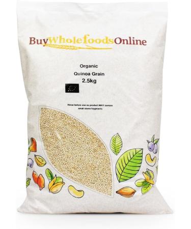 Organic Quinoa Grain 2.5kg (BWFO) Popular Protein Rich Grain Great for a Healthy Lifestyle - Buy Online on SooperMarket.com