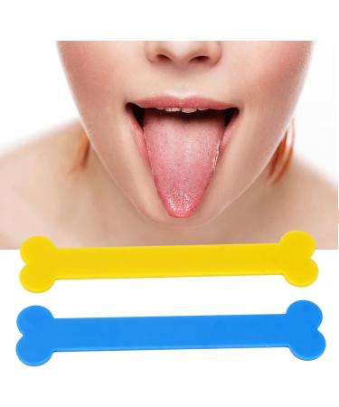 2PC Tongue Muscle Trainer Set - Resin Mouth Muscle Training Device for Speaking & Swallowing Awareness - Buy Online on SooperMarket.com