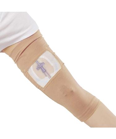 Care+Wear Long Ultra-Soft PICC Line Cover 9"-11" X-Small Camel