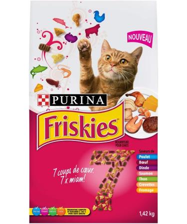 Friskies 7 Dry Cat Food - 1.42 kg Bag - Buy Online on SooperMarket.com