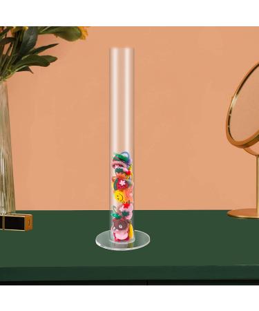 Clear Acrylic Scrunchie Holder Stand - Hair Tie Organizer for Teen Girls - 11 inch - Perfect Gift Idea - Buy Online on SooperMarket.com