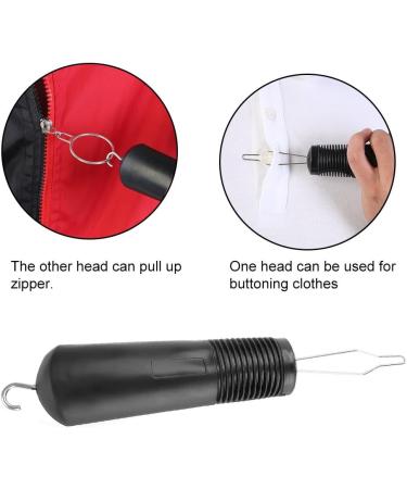 Button Helper Durable Lightweight Portable Compact ABS Double Head Design Zipper Pull Home Travel for Joint Pain Arthritis - Buy Online on SooperMarket.com