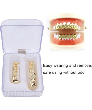 Denture Sets Dental Decorative Brackets Hip Hop Dental Supports Hip Hop Dental Decorations(Gold) - Buy Online on SooperMarket.com