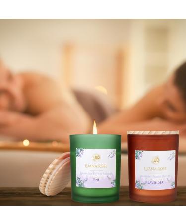 Luana Rose Scented Candles Gift Set 2x200g Natural Soy Wax Aromatherapy - Long-lasting Fragrance with Essential Oils - Perfect High-Quality Gifts for Women - Buy Online on SooperMarket.com