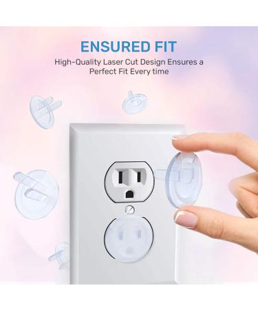 24 Pack Baby Proofing Outlet Covers - Shock Prevention, Easy Installation, Safe & Secure Plastic Plug Covers - Buy Online on SooperMarket.com