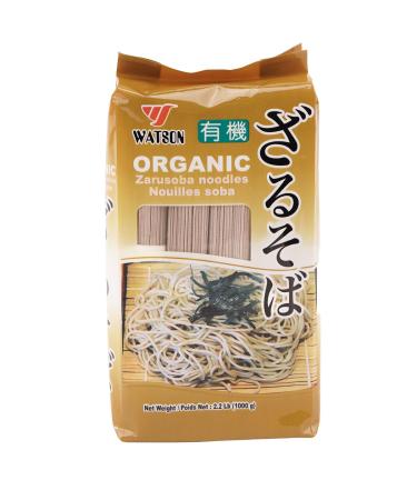 WATSON Organic Zarusoba Noodles 2.2lbs / 1kg | Soba Noodles | Soba noodles buckwheat | Soba | Buckwheat noodles | Japanese noodles | USDA ORGANIC | Certified Organic |