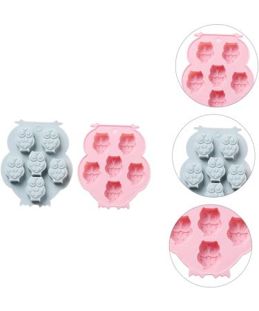 Ciieeo 2pcs Silicone Mold Clay Molds Handmade Making Mold Candy Trays Pan Cookie Baking Molds Muffin Cupcake Mold Animal Baking Spring Silicone DIY Silica Gel Chocolate Mold Self Made 12.7x10.7x1.7cm Blue - Buy Online on SooperMarket.com