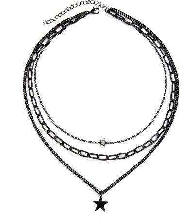Stylish Oralgos Pentastar Necklace for Women - Versatile Alloy Collarbone Chain Jewelry - Buy Online on SooperMarket.com
