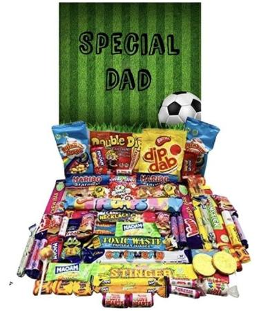 Special Football Dad Pick N Mix Ultimate Retro Sweet Box Candy Hamper Birthday Present Daddy Chocolate & Sweet Box - Buy Online on SooperMarket.com