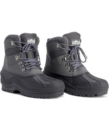 Men's Waterproof Duck Hiking Short Ankle Boots Size 9 - Grey - Buy Online on SooperMarket.com