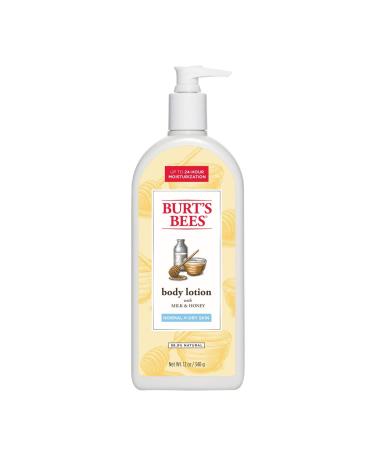 Burt's Bees Milk and Honey Body Lotion 12 Ounces (Pack of 3) Milk and Honey 12 Ounce (Pack of 3)