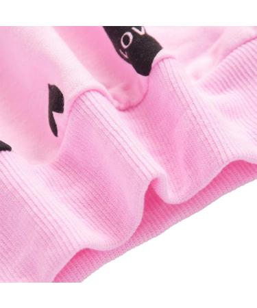 Girls Toddler Heart Print Hoodie Top + Leggings Set 5-6 Yrs - Pink - Buy Online on SooperMarket.com