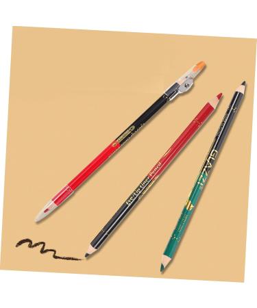 PLAFOPE 12pcs Lip Liner Eyeliner Makeup Lipliner Eyebrow Brush Angled Eye Shadow Pencils Lip Pencil Wooden - Buy Online on SooperMarket.com