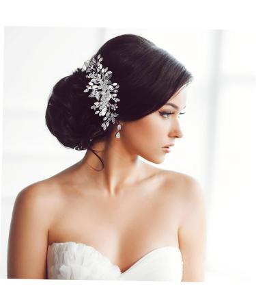 HAPINARY Rhinestone Tuck Comb Wedding Accessories for Brides Wedding Hair Comb Bridesmaid Hair Comb Bridal Hair Comb Bride Hair Side Comb Flower Side Comb Flower Girl Hair Accessory Metal - Buy Online on SooperMarket.com