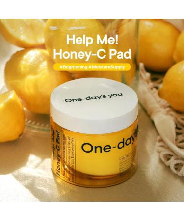 Honey-C Pad One Step Mild Skin Care 60 Pads: Daily Toner for Skin Moisturizing & Brightening - Hypoallergenic Korean Skincare - Buy Online on SooperMarket.com