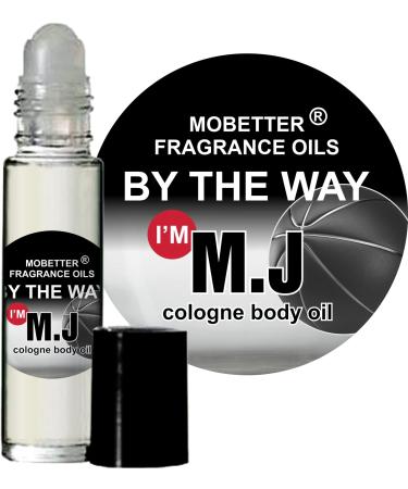 MOBETTER FRAGRANCE OILS By The Way I'm M.J Men Cologne Body Oil 1/3 oz roll on Glass Bottle