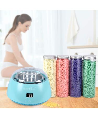 Waxkiss Electric Hot Wax Warmer Machine - Touch Control Display, Teal Green - Hair Removal Wax Heater for Hard Wax Melting - Buy Online on SooperMarket.com